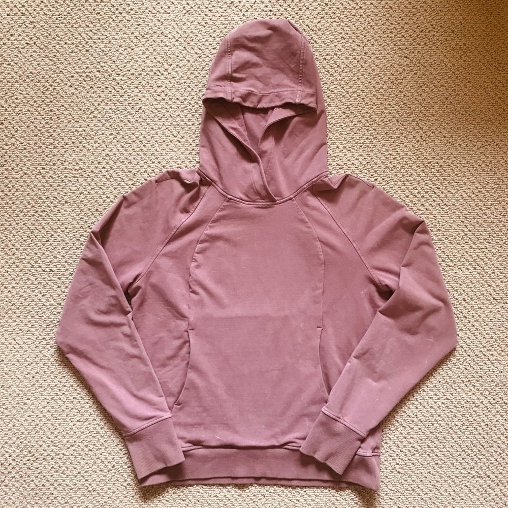 Lululemon Hoodie Sweater Pink with thumbholes
